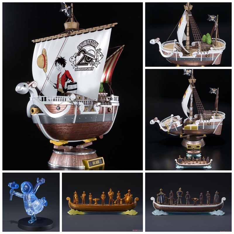 ONE PIECE Chogokin Going Merry &amp; Thousand Sunny by Bandai