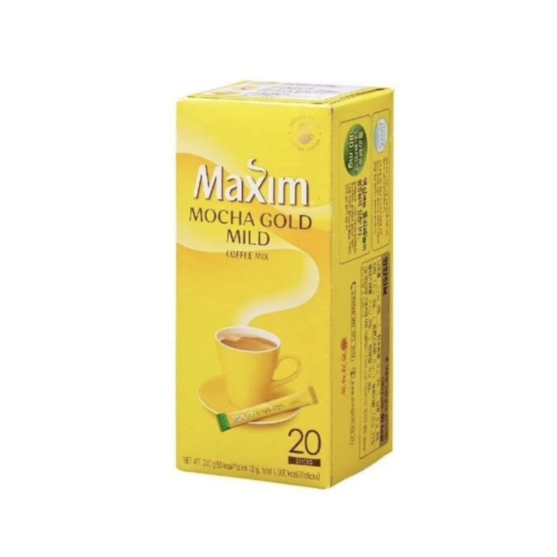 MAXIM MOCHA GOLD MILD COFFEE MIX