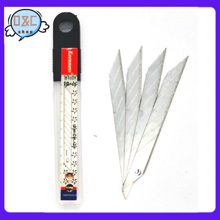 ใบมีดคัตเตอร์ รุ่นD1021 30 องศา 10ใบ ใบมีด คัตเตอร์ มีดคัตเตอร์ มีดตัดสติ๊กเกอร์