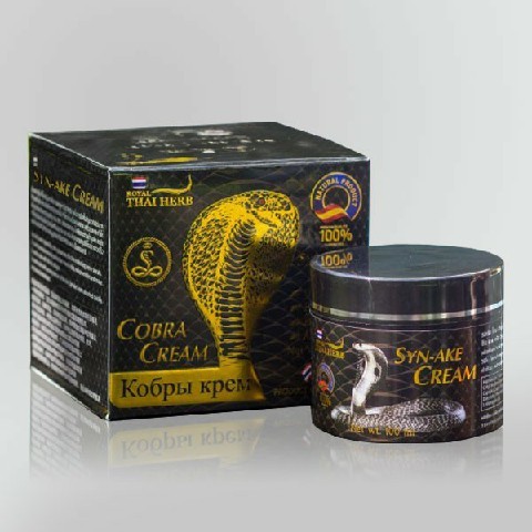 Royal Thai Herbครีมต่อต้านริ้วรอย "Venom Cobra Syn Ake" ROYAL THAI HERB100กรัม