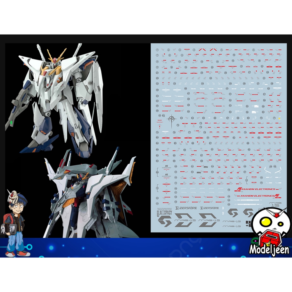 103 Water Decal HG1/144 Xi Gundam VS Penelope ยี่ห่อ S.I.M.P. Model Decal