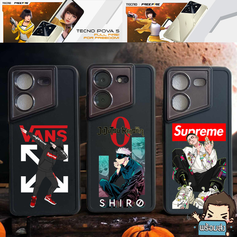 ** ส่งไว ส่งจากไทย ** เคส ขอบโครเมี่ยมเลนส์กล้อง (คละลาย) สำหรับ Tecno POVA 5