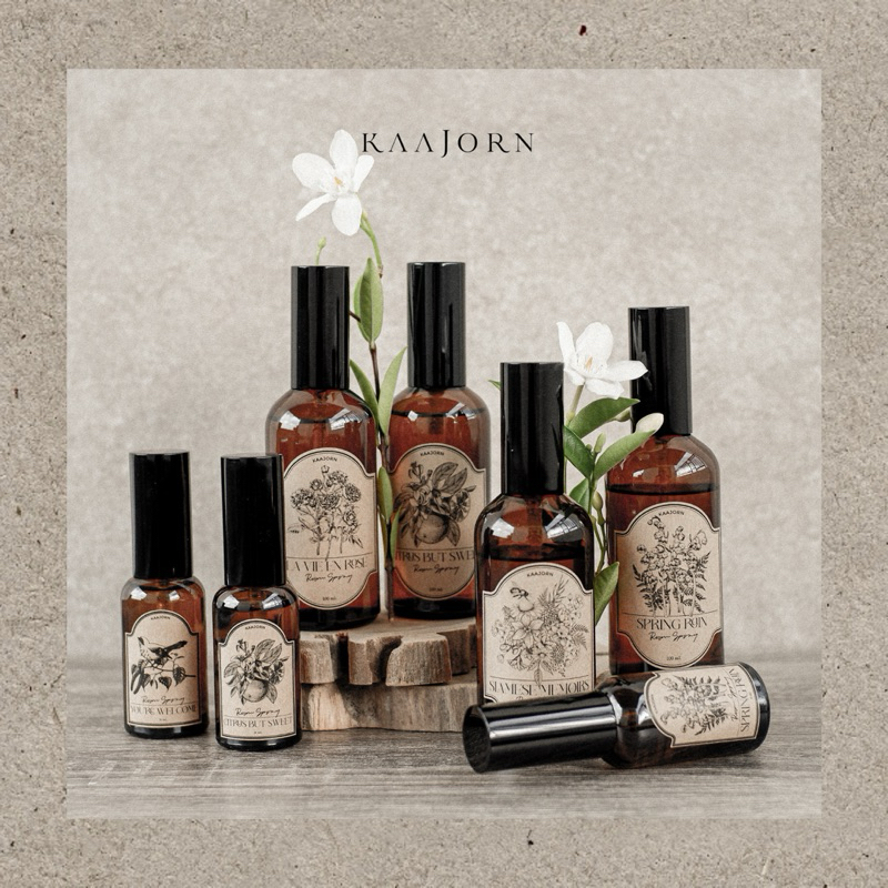 KAAJORN Room Spray รูมสเปรย์ สเปรย์หอมปรับอากาศในห้อง กลิ่นหอมสดชื่น