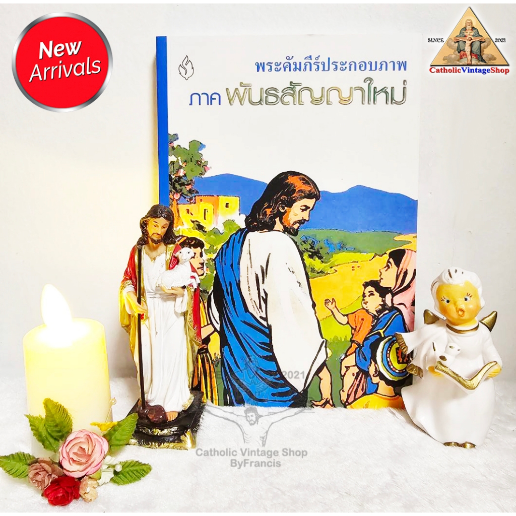 หนังสือ พระคัมภีร์ พันธสัญญาใหม่ ฉบับภาพประกอบ พระคัมภีร์ไบเบิล ภาษาไทย Holy Bible