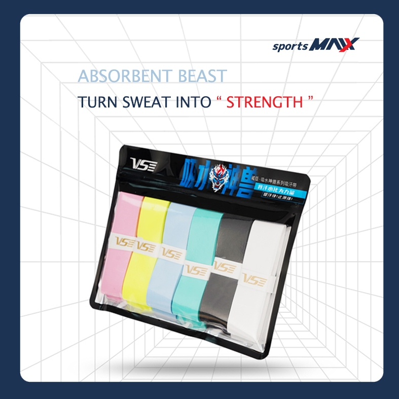 กริปพันด้าม Venson รุ่น VG555 เกรดพรีเมี่ยม หนึบมือ (1 ชิ้น / แพ็ค 6 ชิ้น)