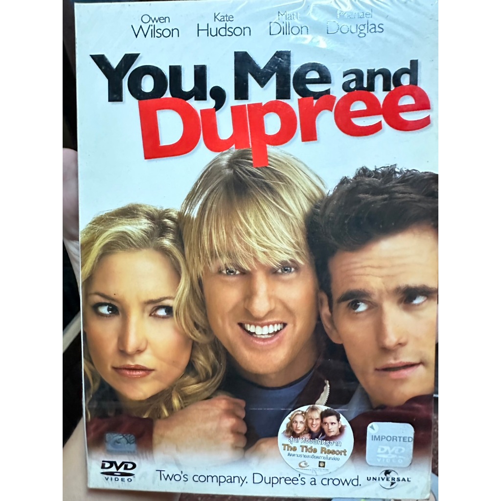 DVD : You, Me and Dupree (2006) ฉัน, เธอ และเกลอแสบนายดูพรี " Owen Wilson, Kate Hudson, Matt Dillon 