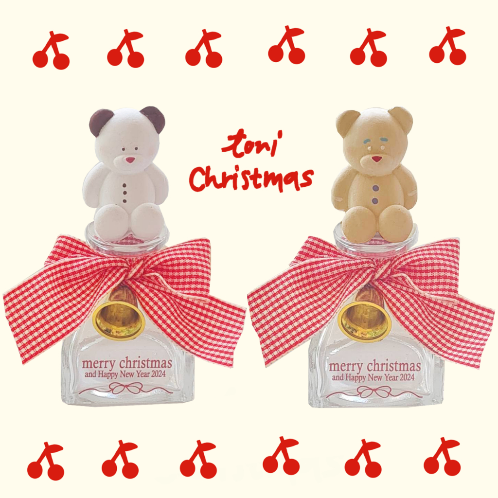 TORIAROMA | X'mas Collection รุ่น Anyong Beary X'mas🎄🐻🔔 เซ็ทน้ำหอมในบ้าน พร้อมก้านปูนสุดน่ารัก ต้อนร