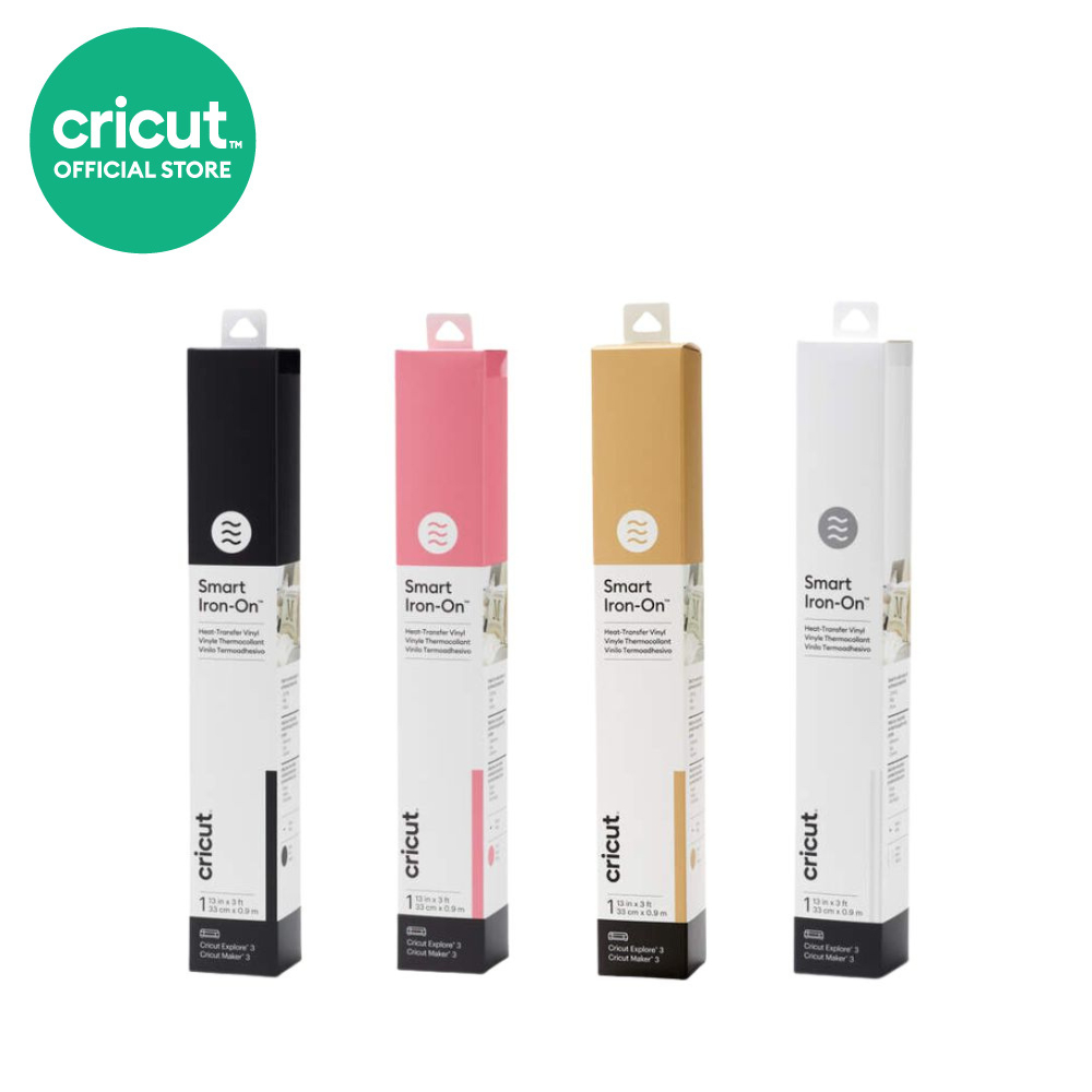 Cricut Smart Iron-On ขนาด 13 นิ้วx3 ฟุต ใช้กับเครื่องตัดรุ่น Explore3 และ Maker3