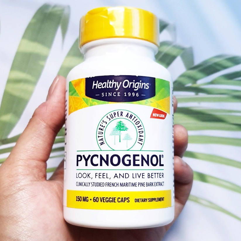 เปลือกสนฝรั่งเศสสกัด Pycnogenol 150 mg 60 Veggie Caps (Healthy Origins®) สารสกัดเปลือกสนมาริไทม์ จาก