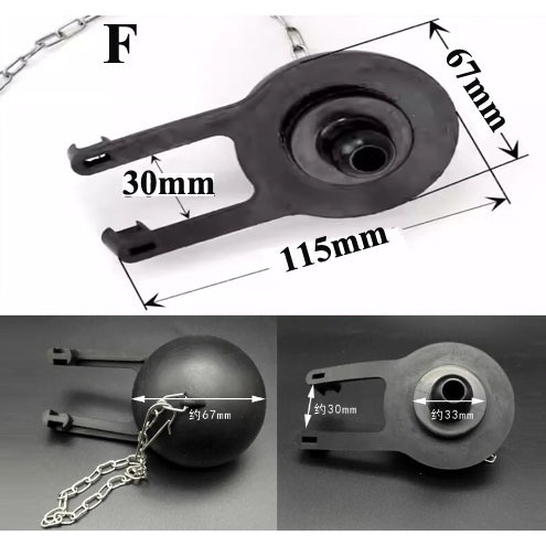 ลูกกบ ชุดวาล์วเปิด-ปิดน้ำออก อะไหล่ชักโครก USA-083 - รูปที่ 7