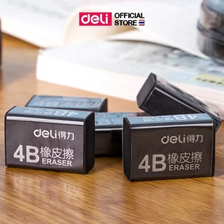 Deli Eraser ยางลบดินสอ 2B/4B มี 3 แบบให้เลือก (แพ็ค 1 ชิ้น)