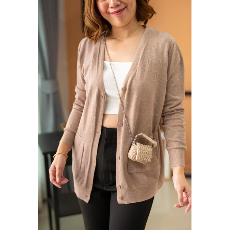 ms.cloudycotton - Riki Cardigan คาร์ดิแกนเนื้อนุ่ม ใส่ไม่ร้อน ไม่คัน