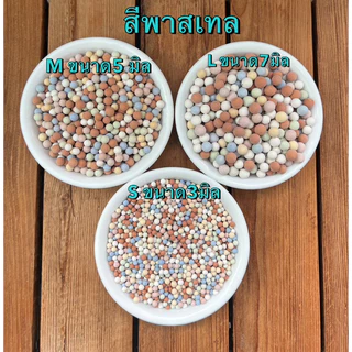 เม็ดดินเผามวลหนักโรยหน้ากระถาง เม็ดดินเผาญี่ปุ่น หินกลม หินโรยหน้ากระถาง