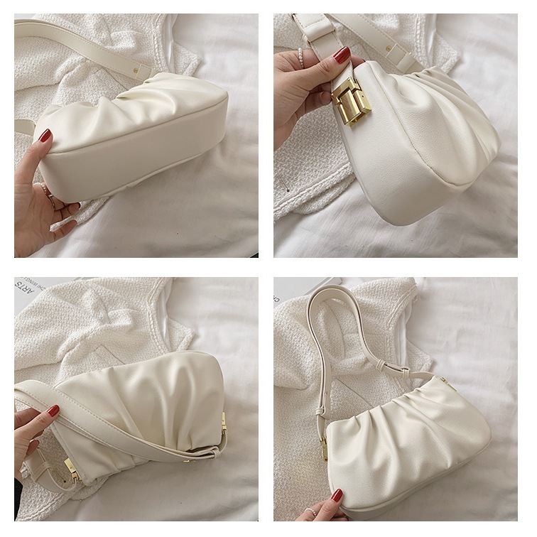 กระเป๋ารุ่น polar กระเป๋าสะพายไหล่ อเนกประสงค์ ลายก้อนเมฆ แฟชั่นเรโทร สําหรับสตรี - รูปที่ 6