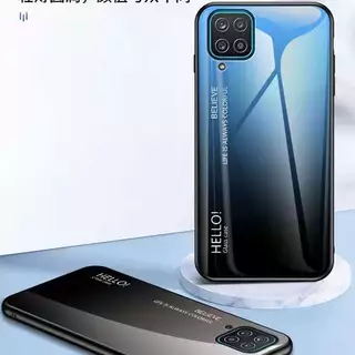 เคสกระจกเงาไล่สี สำหรับ Samsung A12 M12 A42 เคสไล่สี ตรงรุ่น