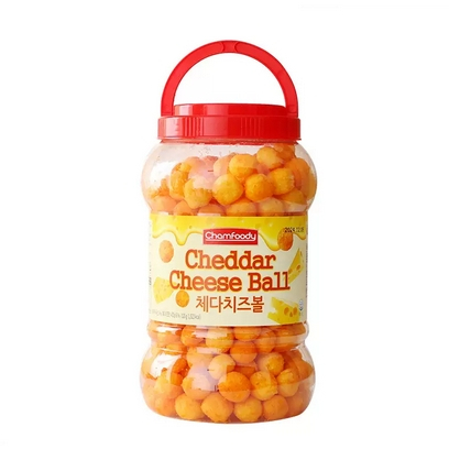 Chamfoody Cheddar Cheese Ball ชีสบอลถัง 320 กรัม