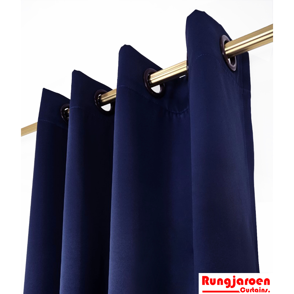 แนะนำ ผ้าม่าน ผ้าม่านสีกรม แบบตาไก่ สีพื้น Blackout UV ตกแต่งบ้าน By ร้านรุ่งเจริญผ้าม่าน ราคาพิเศษ มีเก็บเงินปลายทาง