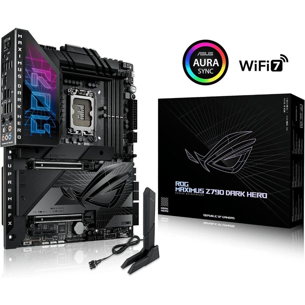 เมนบอร์ด ASUS ROG MAXIMUS Z790 DARK HERO สำหรับโปรเซสเซอร์ Intel LGA1700