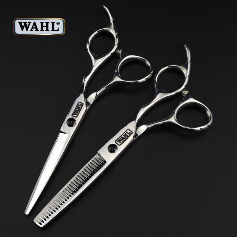 ถูก/แท้ กรรไกรตัดผม WAHL ขนาด6 นิ้ว 1คู่ (มีกระเป๋า)