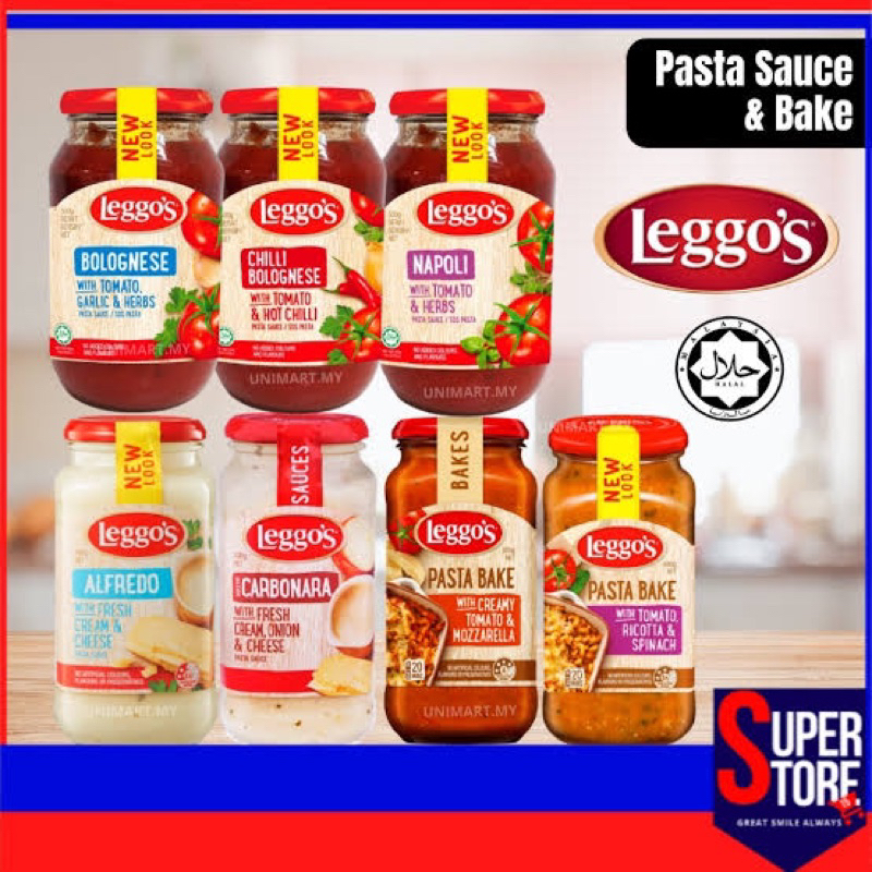 W/F Leggo’s pasta sauce 490-500g. ซอสพาสต้า นำเข้าจากออสเตรเลีย 🇦🇺ทุกสูตร