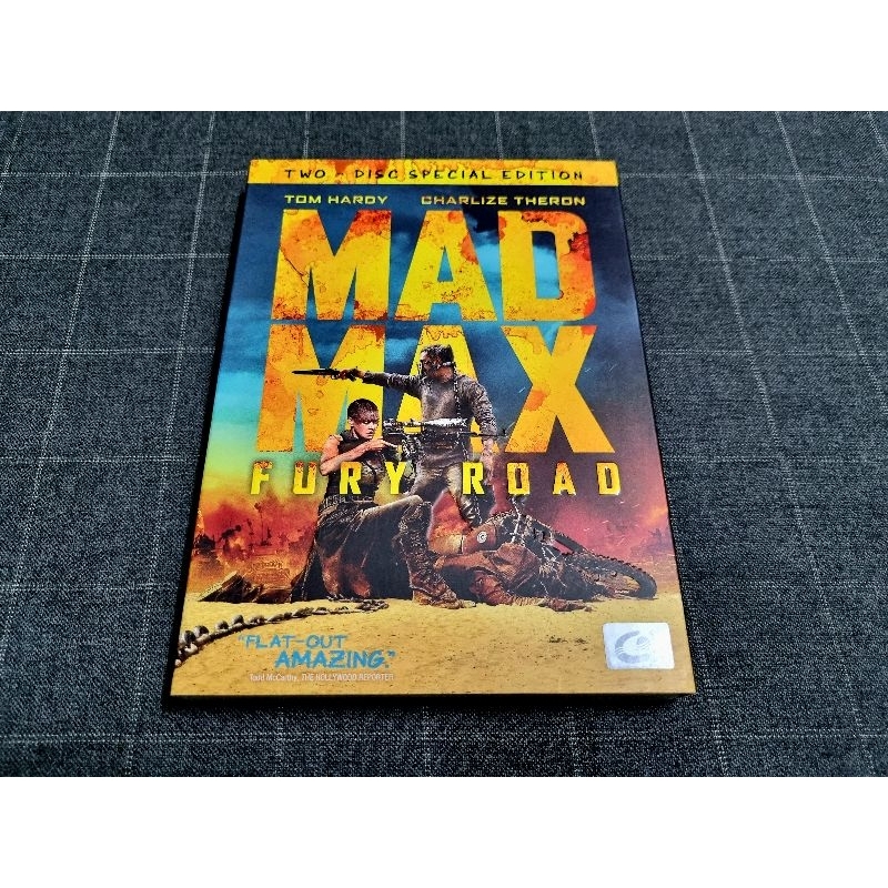 DVD (2 Disc) DVD ภาพยนตร์แอ็คชั่นไล่ล่าสุดมันส์ระห่ำ "Mad Max: Fury Road / แมด แม็กซ์: ถนนโลกันตร์" (2015)