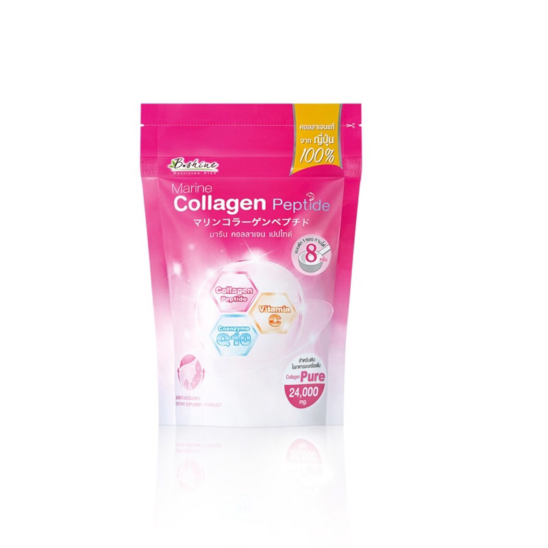 B Shine Marine Collagen Peptide 24,000 mg. มารีน คอลลาเจน เปปไทด์