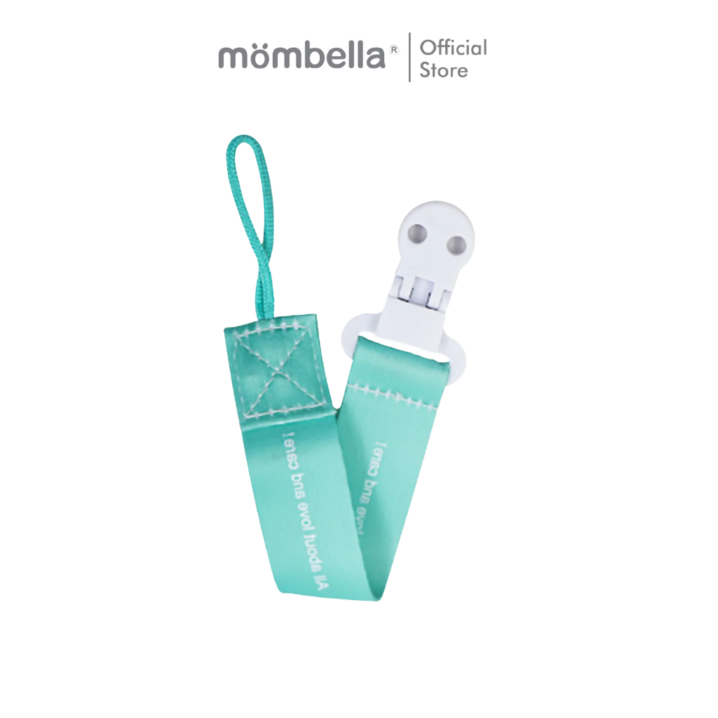 Mombella สายคล้องยางกัดมัมเบล่า ของแท้จากอังกฤษ ปลอดภัยมี มอก.  สายคล้องใช้กับยางกัด รถเข็น ขวดนมได้  BPA Free Attacher
