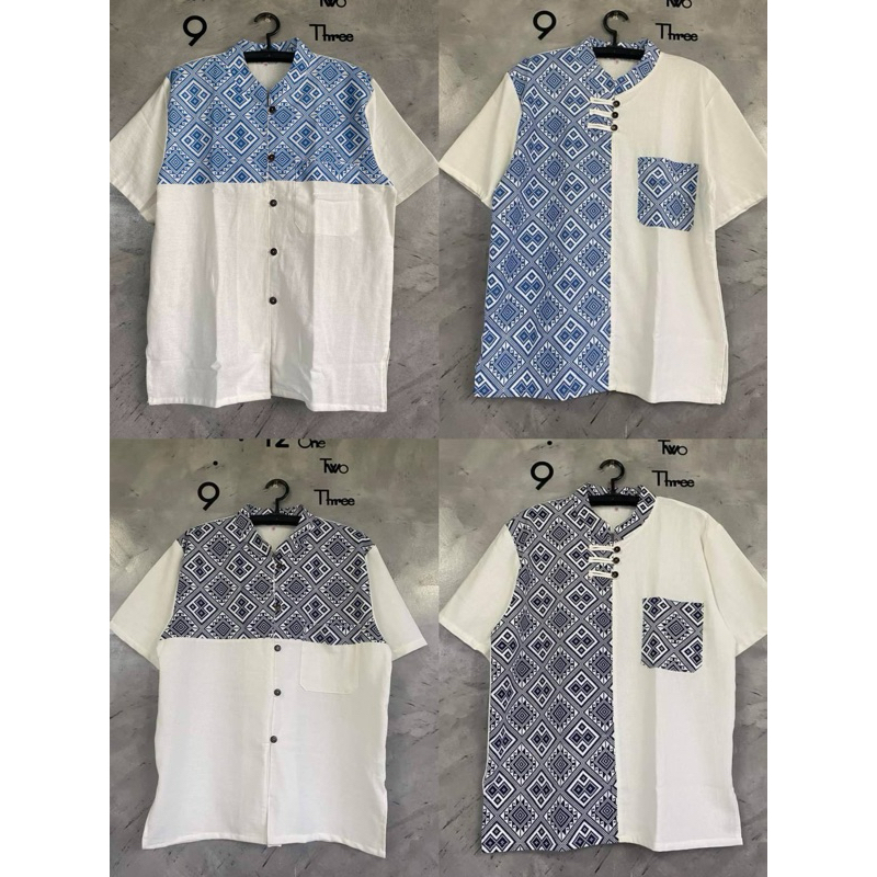 #เสื้อไทย #เสื้อฝ้าย #เสื้อคอจีน #เสื้อใส่ทำงาน #เสื้อลายไทย