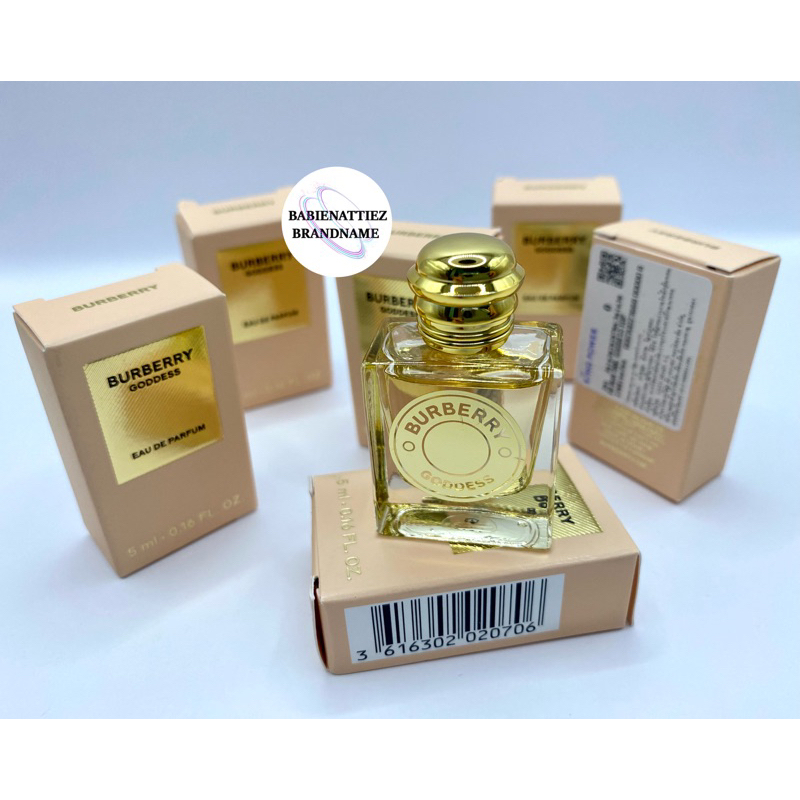 SPECIAL PRICE (แท้ 100% จาก King Power) Burberry Goddess Eau De Parfum 5 ml.