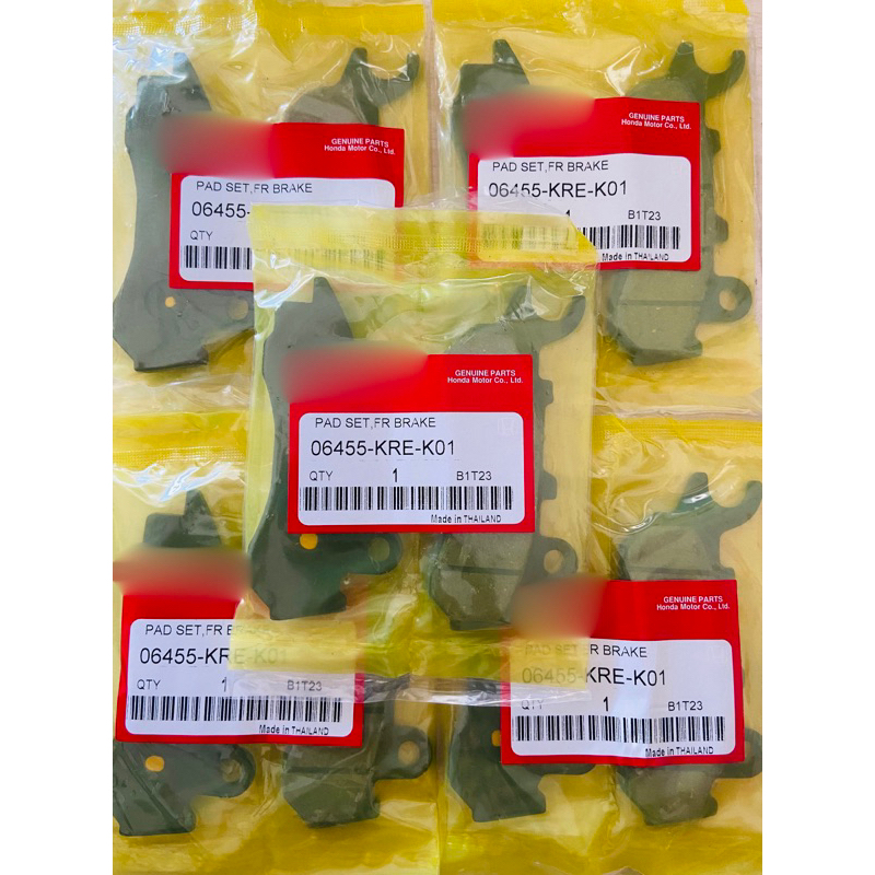 ราคาส่ง! 5 คู่ 275 ผ้าเบรคหน้ามอเตอร์ไซค์ เกรดแท้ สำหรับ PCX 150-160 2018-2022 หน้า
