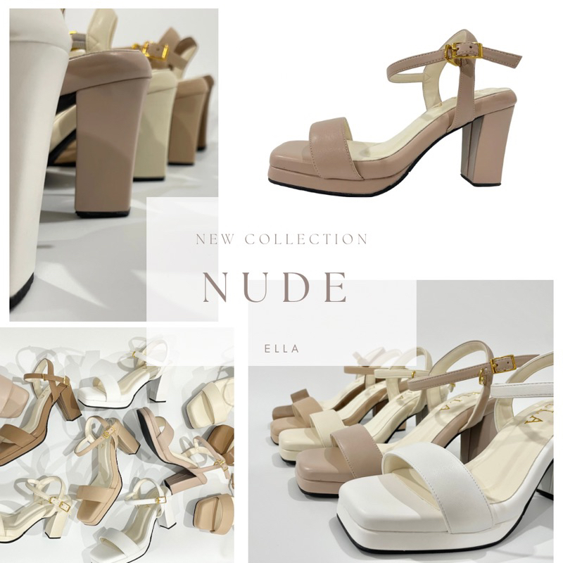 Toffy(ส้นสูง 3นิ้ว)Nude Collection ราคาหลักร้อยคุณภาพหลักพัน💰