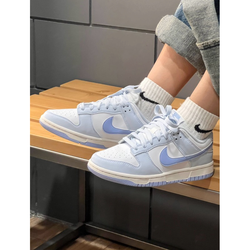 (สินค่าะร้อมส่ง) Nike Dunk Low Next Nature "Blue Tint" ของแท้ 100%