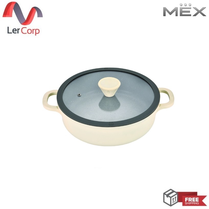 (Mex) หม้อ Casserole พร้อมฝาแก้ว รุ่น CSA247CR