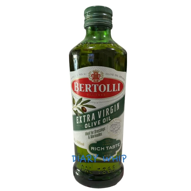 BERTOLLI EXTRA VIRGIN OLIVE OIL 500 ML เบอร์ทอลลี่ เอ็กตร้า เวอร์จิ้น 500 ML