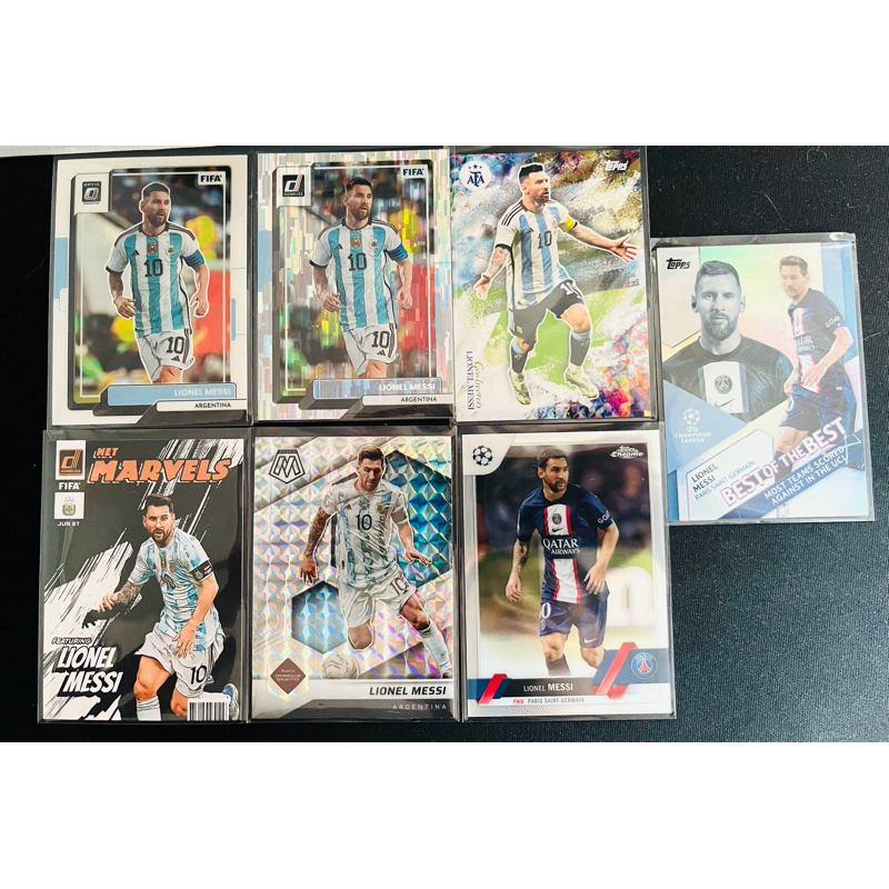 การ์ดนักฟุตบอล Messi - Panini,Topps