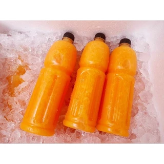 น้ำส้มคั้นสด แท้100% ราคาส่ง 7 ขวดลิตร ส่งฟรี! ((มีใบอนุญาตถูกต้อง))