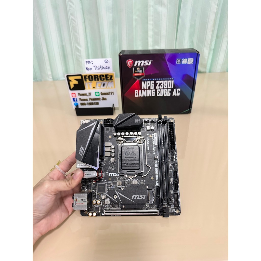 🍅MAINBOARD (เมนบอร์ด) MSI Z390I GAMING EDGE AC มือสอง