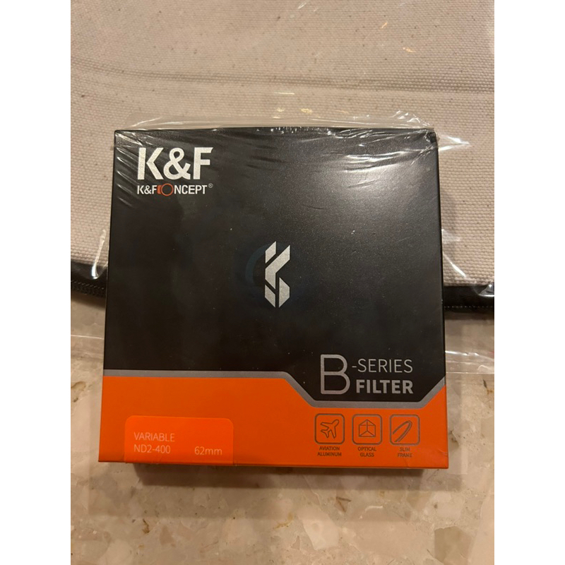 K&F Nano-B Variable Fader ND2-ND400 Filter 62 mm