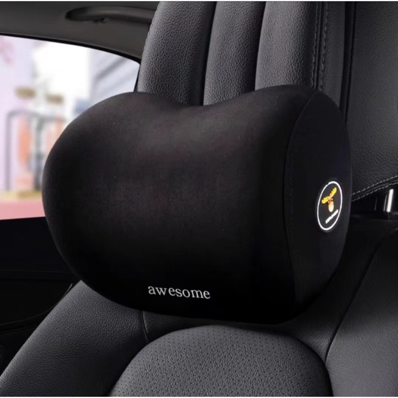 Awesome หมอนรองคอ รองไหล่ ที่รองพิงหลังสำหรับรถยนต์(สินค้าพร้อมส่ง)