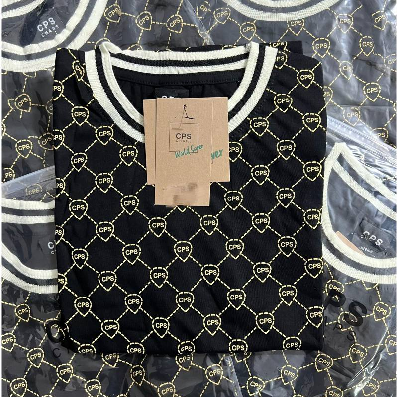 (ไลฟ์ทุกวัน ลด50%)พร้อมส่ง เสื้อยืดแขนสั้น CPS มีเก็บเงินปลายทาง S M L XL No.CP8