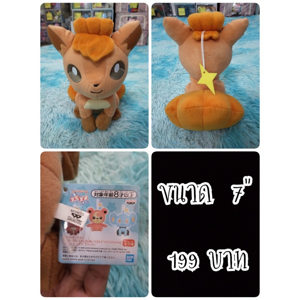 Vulpix#โรคอน#Pokemon Vulpix#Pokemon#โปเกม่อน#โปเกมอน#ตุ๊กตาญี่ปุ่นมือสอง