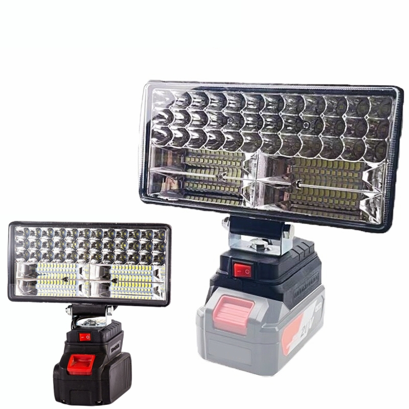 Led ไฟทำงาน ไฟฉายไฟทำงาน 8 นิ้ว 21V 100W ทำงานไฟฉายไฟฉายไฟฟ้าสปอตไลแบบพกพาแบบ สว่างมาก เเสงขาว - รูปที่ 7