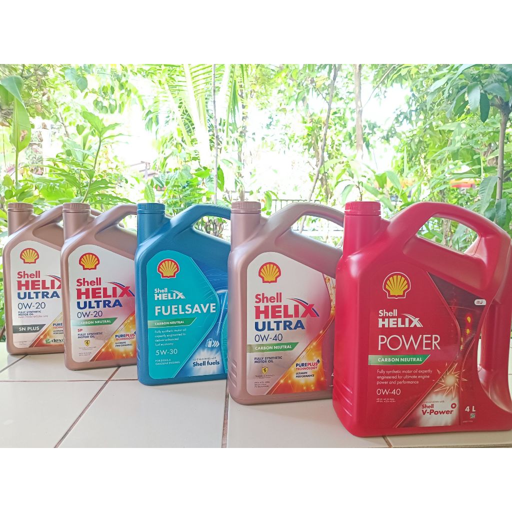 น้ำมันเครื่อง shell helix ultra และ power สำหรับเครื่องยนต์เบนซิล