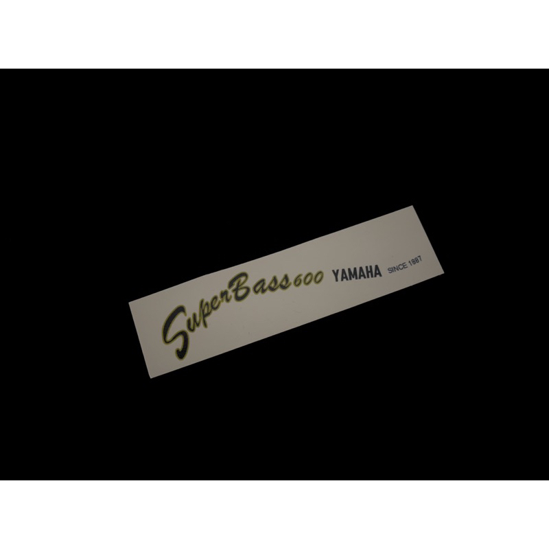 โลโก้หัวกีต้าร์ Super Bass 600 By Yamaha