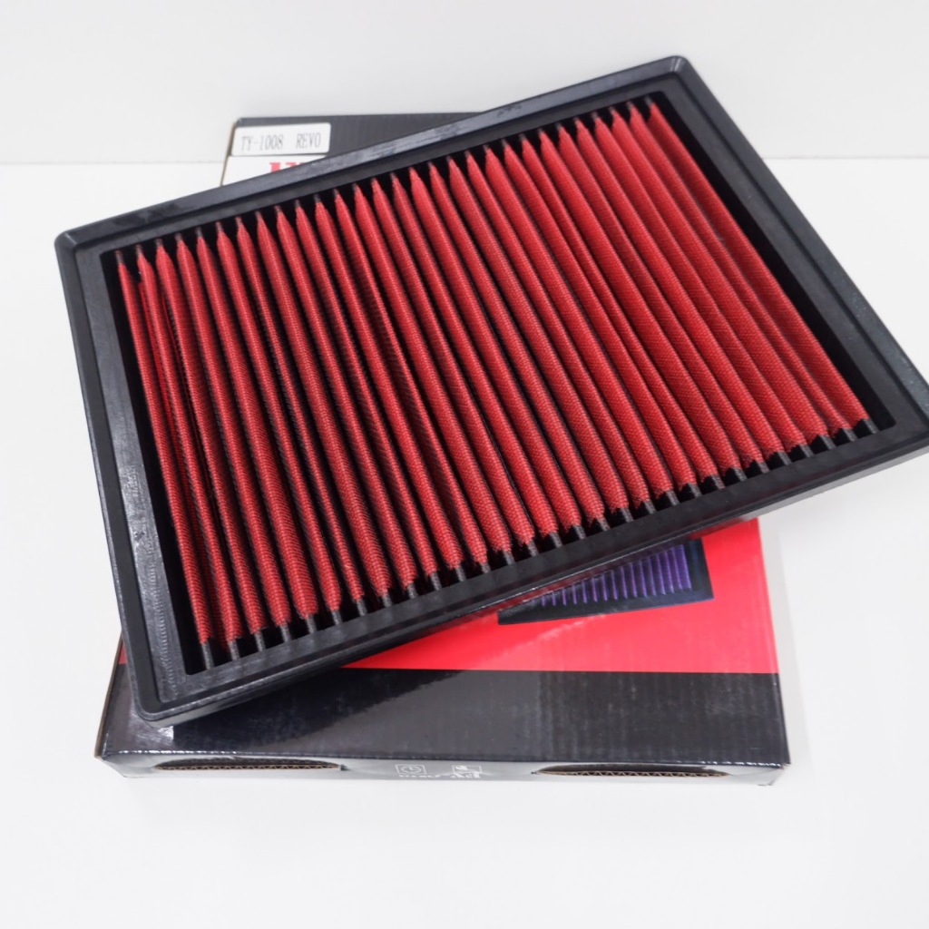 กรองแต่ง กรองอากาศแต่ง Toyota Revo//New Frotuner กรองผ้าแต่ง กรองใส่แทนของเดิม กรองอากาศรถยนต์ ถอดล้างได้ - รูปที่ 5