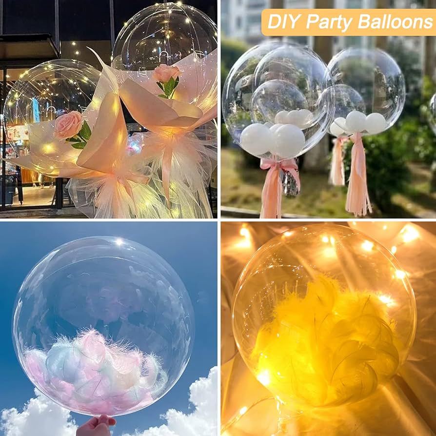 ลูกโป่งบับเบิ้ลใส ลูกโป่งBOBO Balloon ขนาด 8-36นิ้ว (1ใบ) - รูปที่ 6