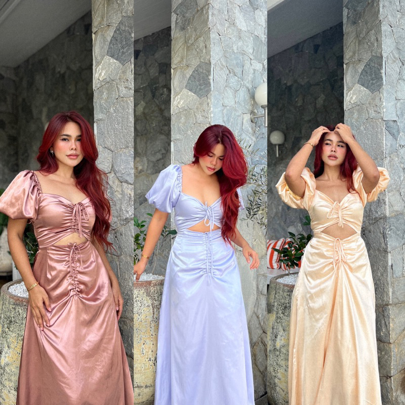 SATIN IVY DRESS FACTORY BOUTIQUE