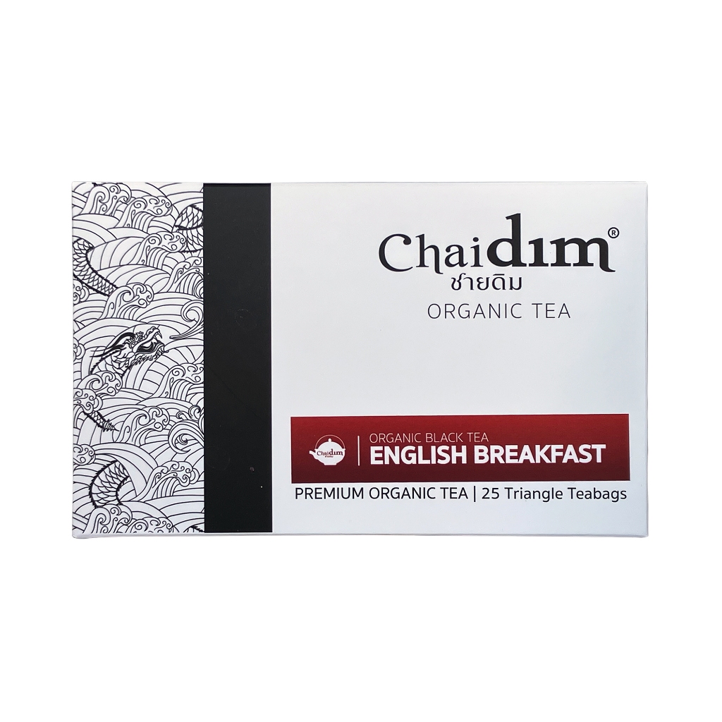 Chaidim English Breakfast Black Tea 25 Teabags ชายดิม ชาดำ อิงลิช เบรกฟาสต์ บรรจุ 25 ถุงชา