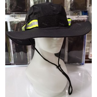 หมวกปีก​ รุ่นมีแถบสะท้อนแสง (แถบเขียว)​ ติดโลโก้ๆได้​ทั้งหน้…