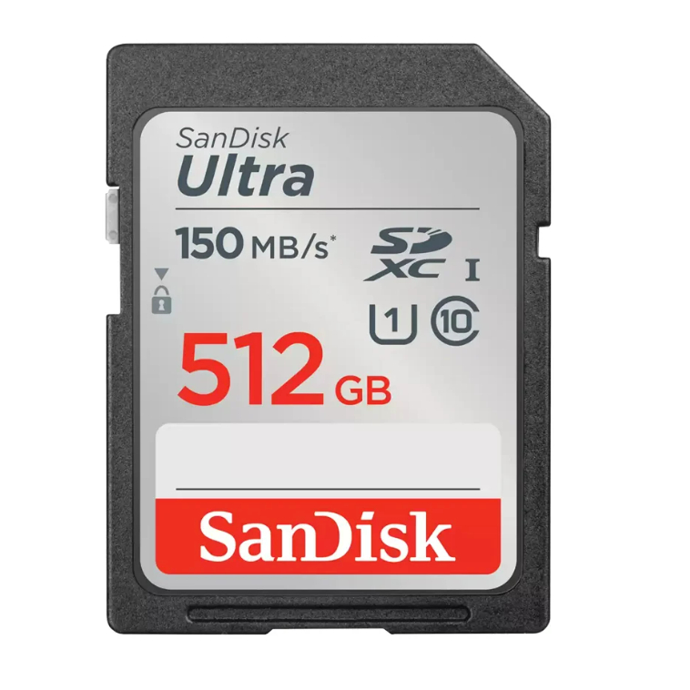 512 GB SD CARD (เอสดีการ์ด) SANDISK ULTRA SDXC UHS-I CARD (SDSDUNC-512G-GN6IN)